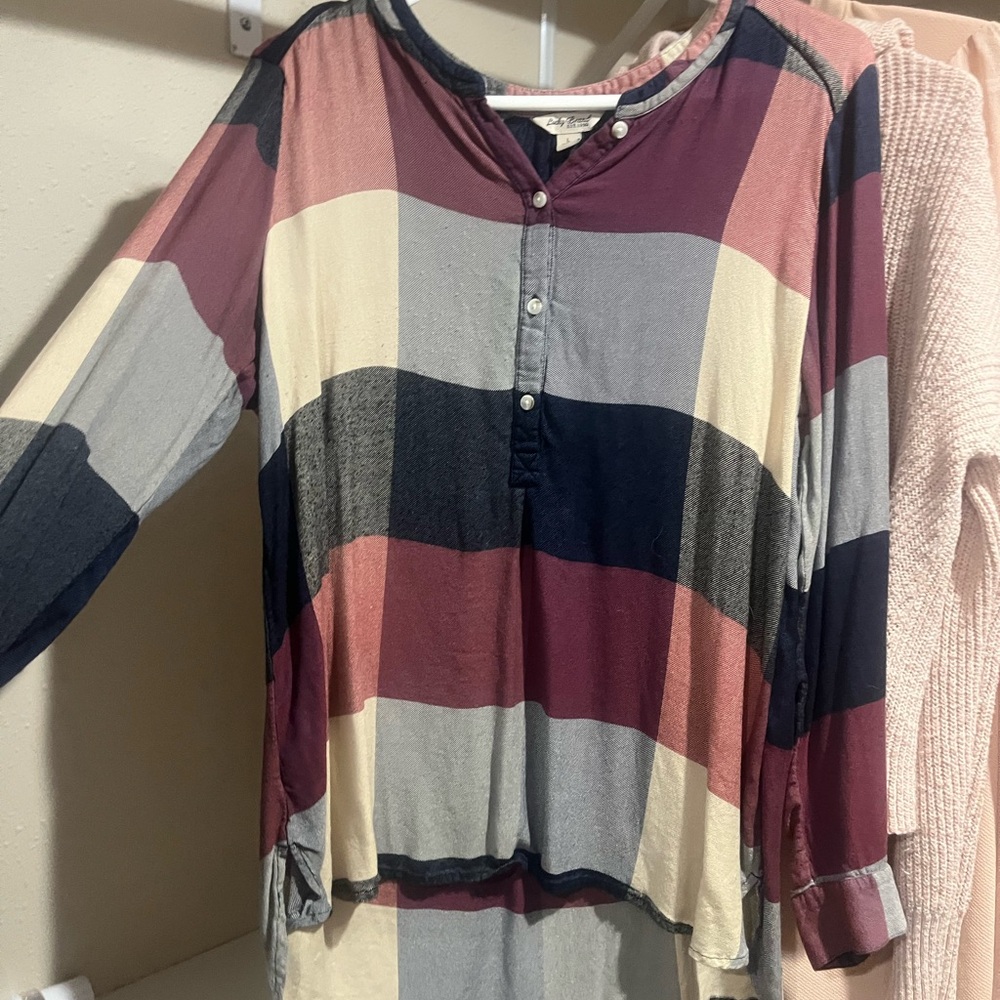 Lucky Brand Multicolor Striped Top